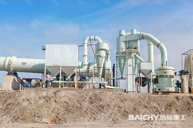 時(shí)產(chǎn)8-10噸石膏磨粉生產(chǎn)線