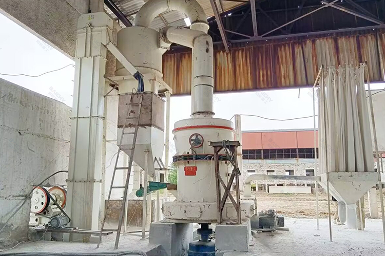 時產3-6噸重晶石磨粉生產線