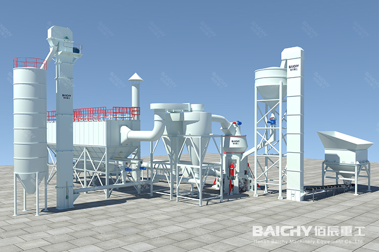 時產(chǎn)5-8噸礦渣磨粉生產(chǎn)線工藝介紹