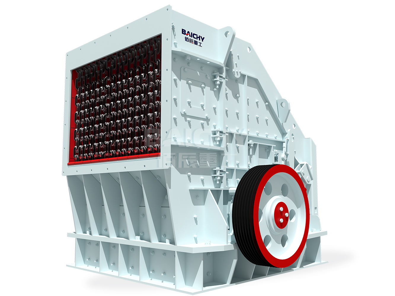 大口反擊式破碎機